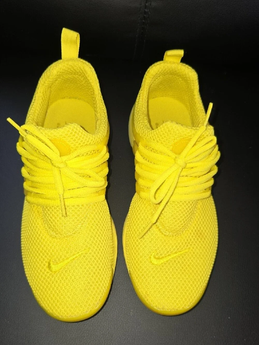 Nike Yellow Mesh Running Sneakers